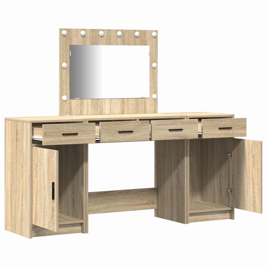 Τραπέζι περιποίησης 3 τμχ. Καφέ 78,5 x 41 x 135 εκ