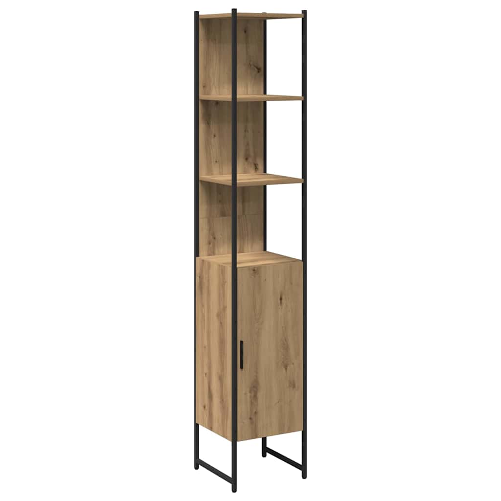 Μονάδες Νιπτήρα Μπάνιου 3 τμχ. Καφέ 33 x 33 x 185,5 εκ