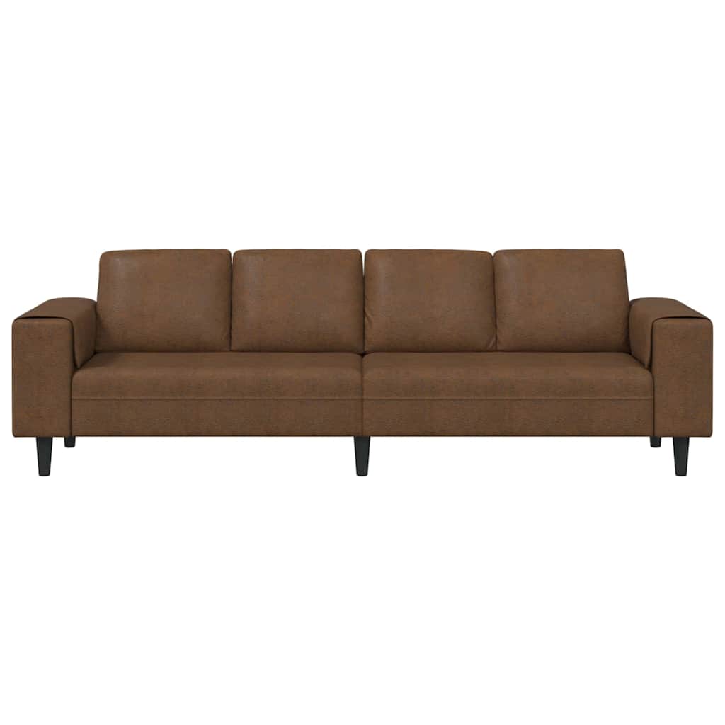 Καναπές σαλονιού Καφέ 250 x 77 x 76 εκ.
