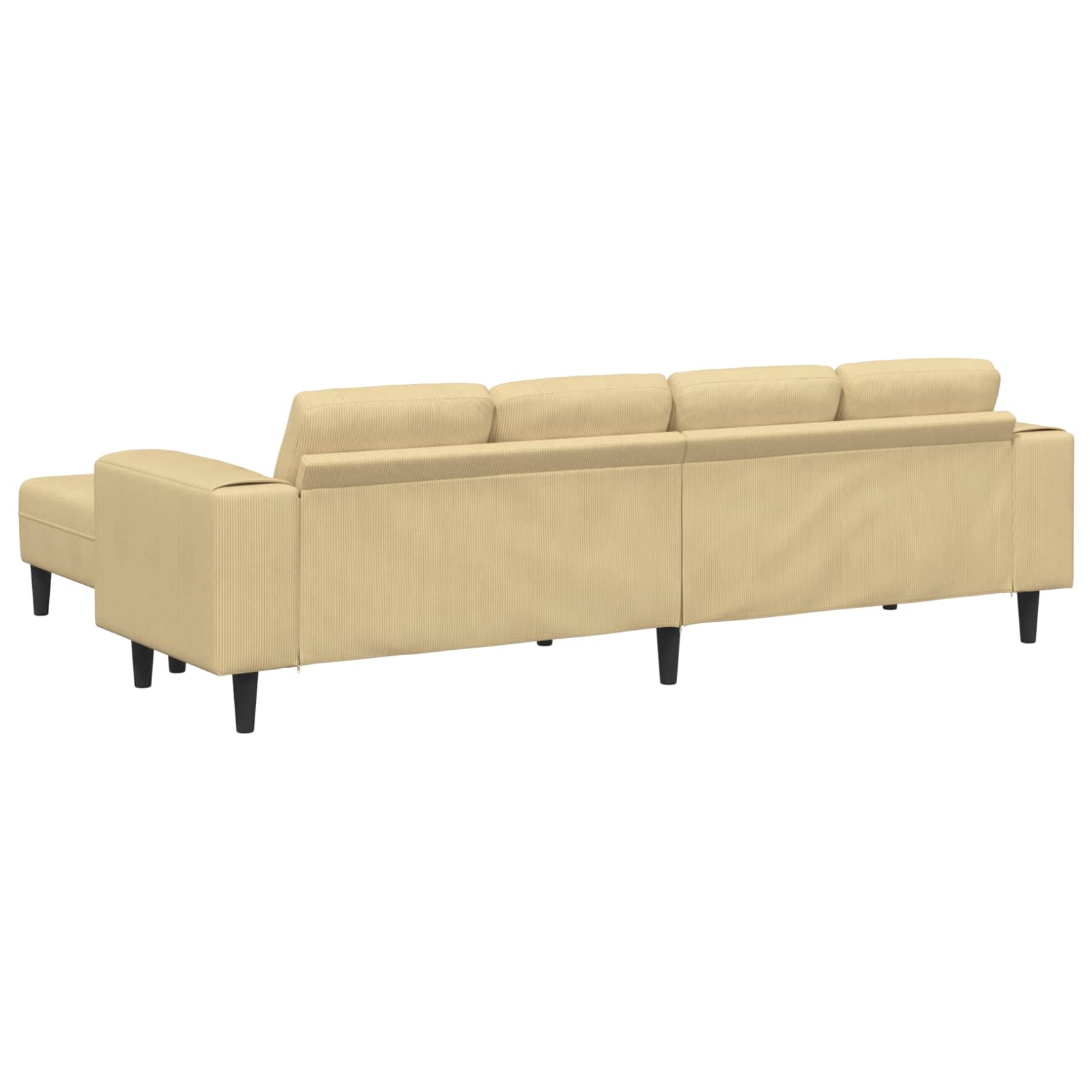 Καναπές Γκρι Πράσινο 250 x 188 x 76 εκ. Υφασμάτινο Κορντουρά