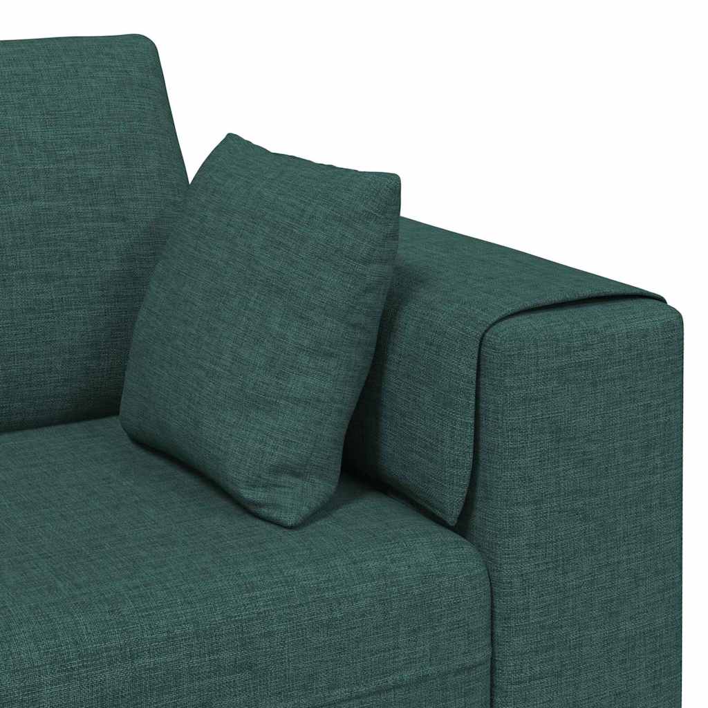 Καναπές Σκούρο Πράσινο 250 x 77 x 76 εκ. ύφασμα