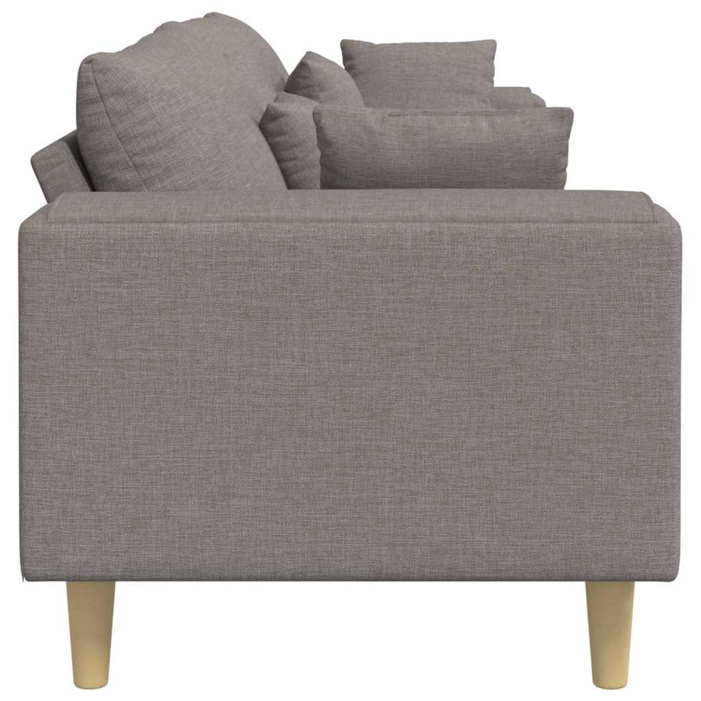 Καναπές Taupe 250 x 77 x 76 εκ. ύφασμα