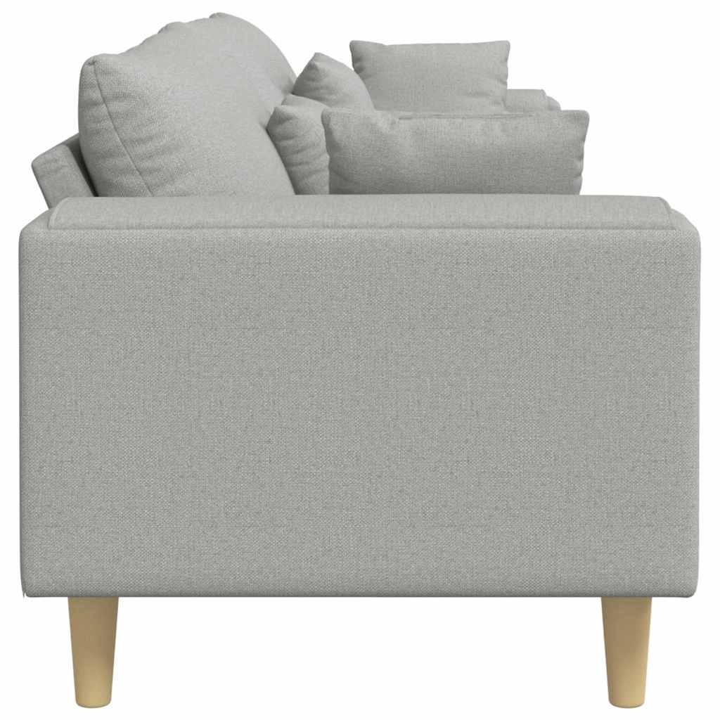 Καναπές Σκίουρος Γκρί 250 x 77 x 76 εκ. ύφασμα