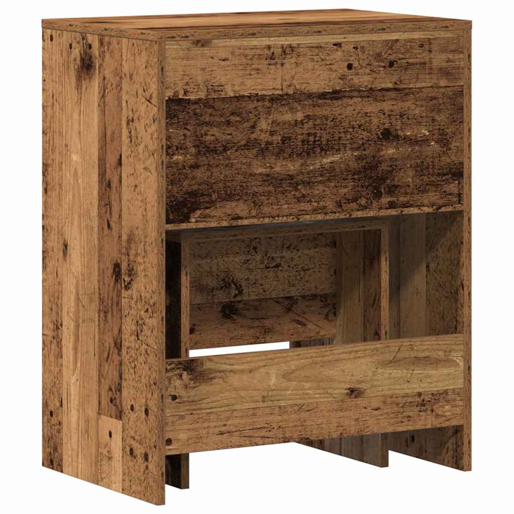 Τραπέζι ντυσίματος 2 τμχ. Παλιό Ξύλο 60 x 40 x 75 cm