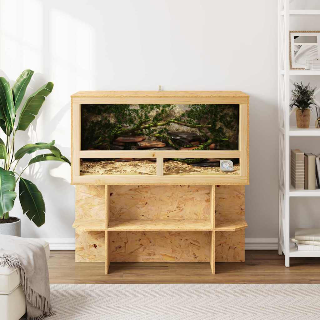 Terrarium Καφέ 100 x 50 x 100 cm OSB
