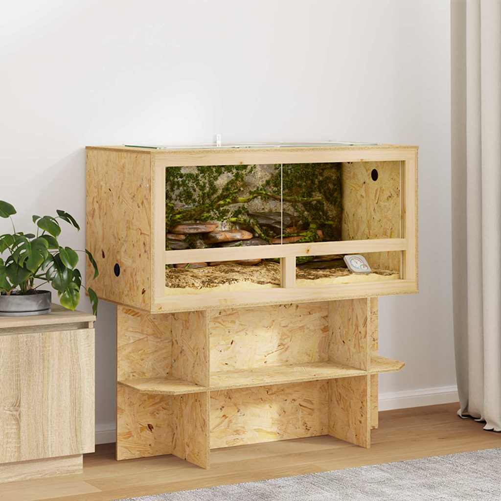 Terrarium Καφέ 100 x 50 x 100 cm OSB