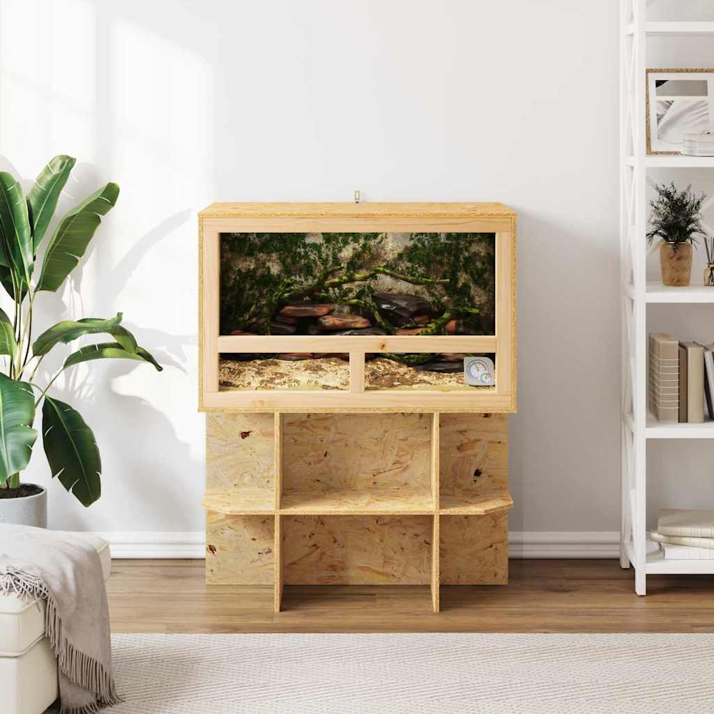 Terrarium Καφέ 80 x 50 x 100 εκ. OSB