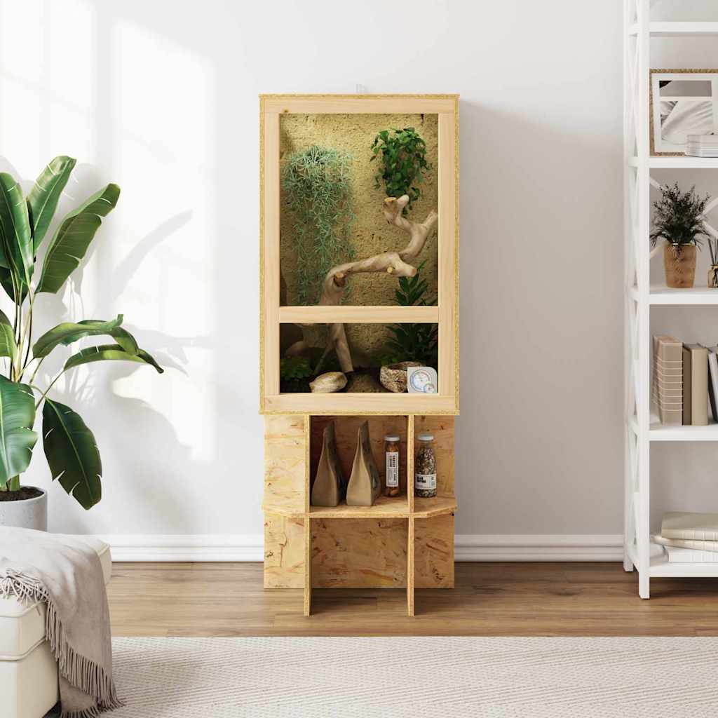 Terrarium Καφέ 50 x 50 x 130 εκ OSB