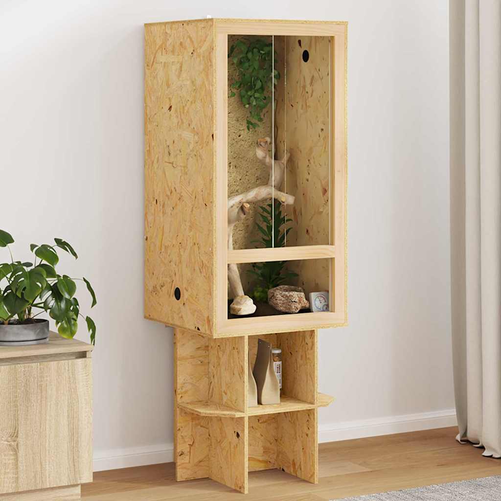 Terrarium Καφέ 50 x 50 x 150 εκ OSB