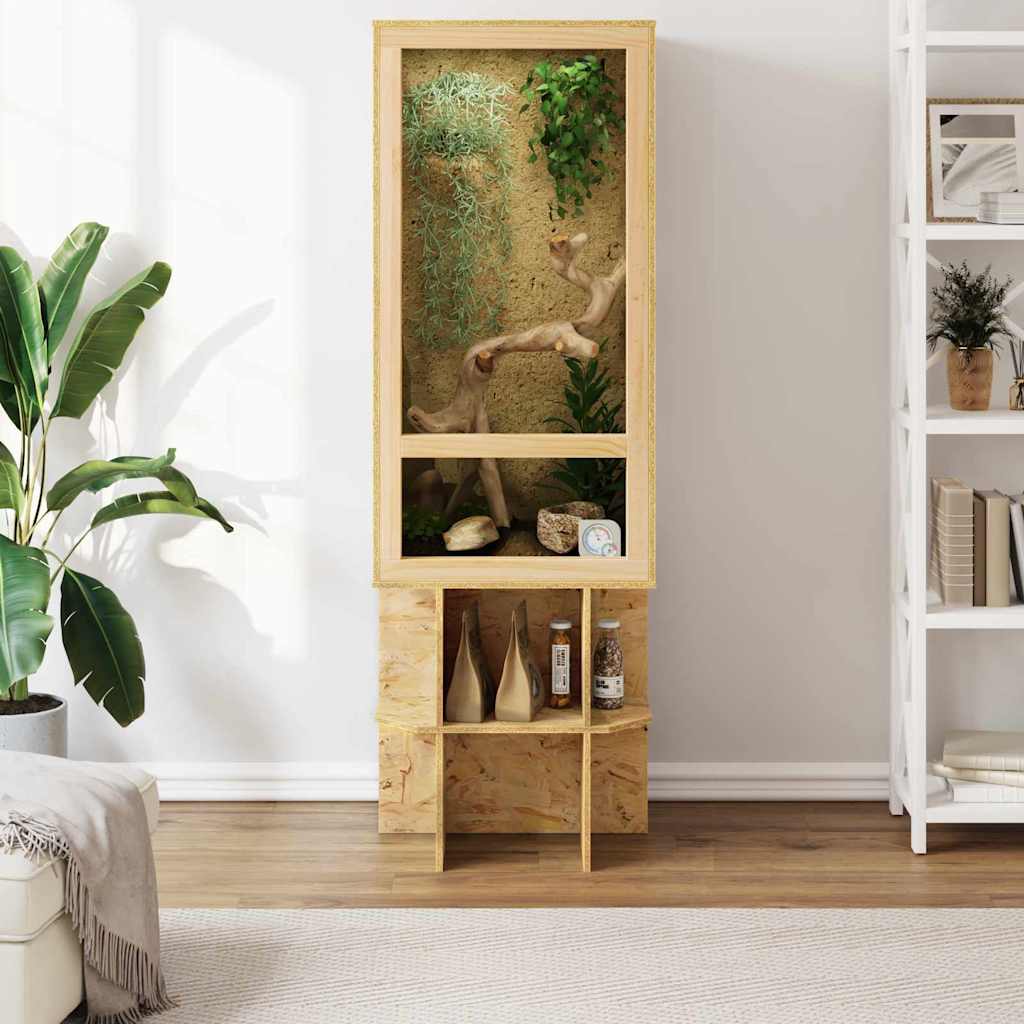 Terrarium Καφέ 50 x 50 x 150 εκ OSB