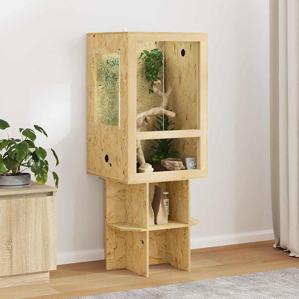 Terrarium Καφέ 50 x 50 x 130 εκ OSB