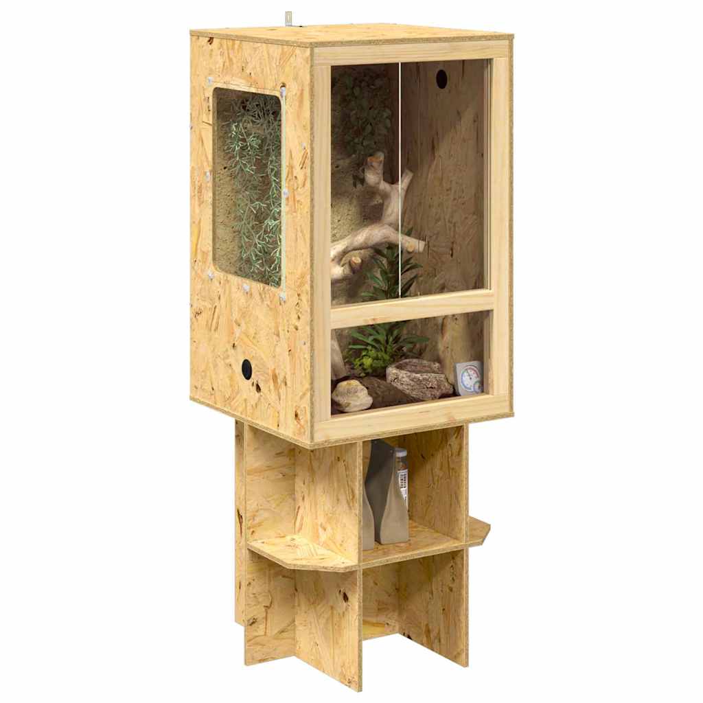 Terrarium Καφέ 50 x 50 x 130 εκ OSB