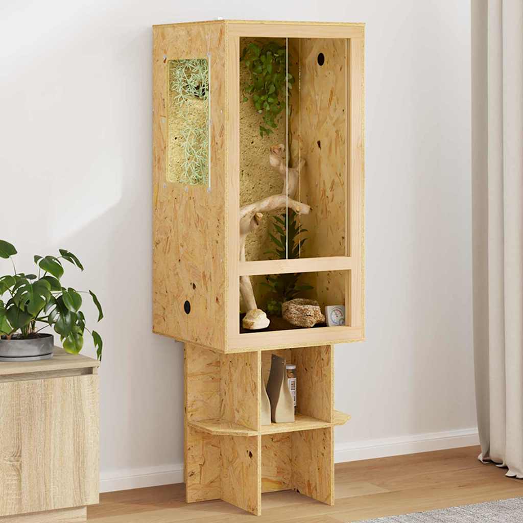 Terrarium Καφέ 50 x 50 x 150 εκ OSB