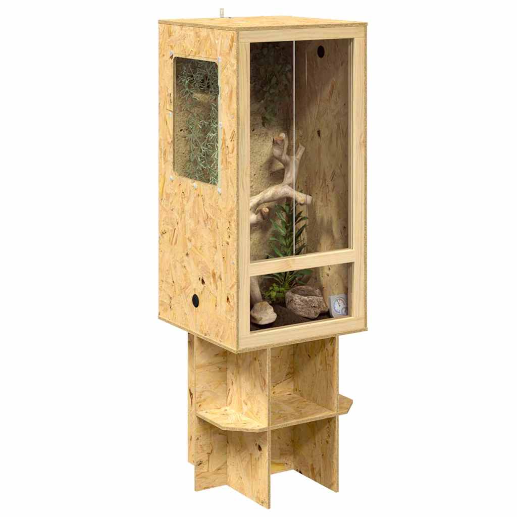 Terrarium Καφέ 50 x 50 x 150 εκ OSB