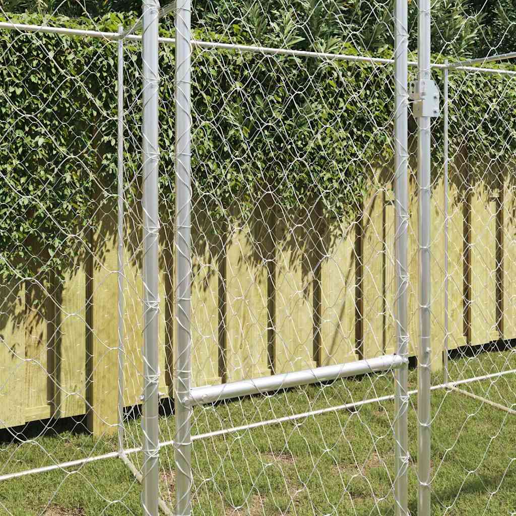 Κλουβί σκύλου Ασημί 800 x 200 x 200 εκ. Επικαλυμμένος Χάλυβας