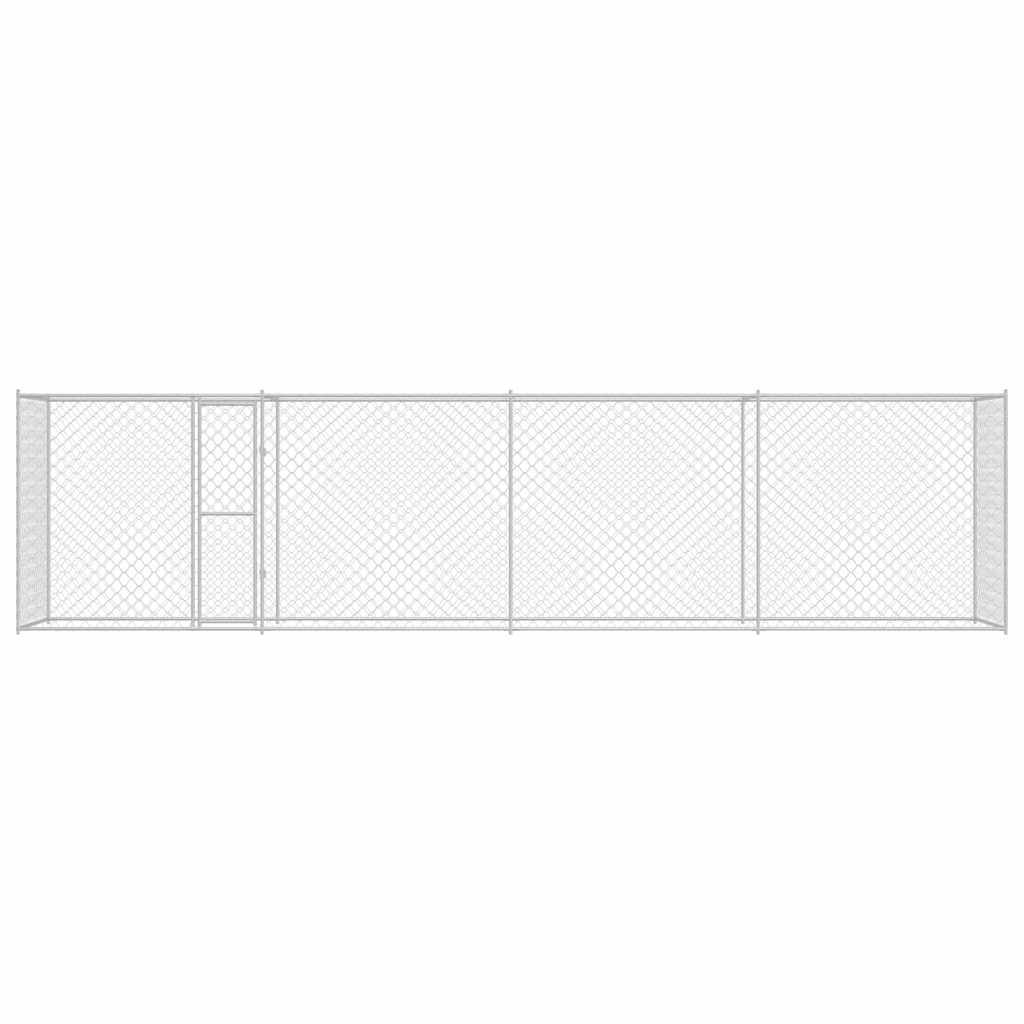 Κλουβί σκύλου Ασημί 800 x 200 x 200 εκ. Επικαλυμμένος Χάλυβας