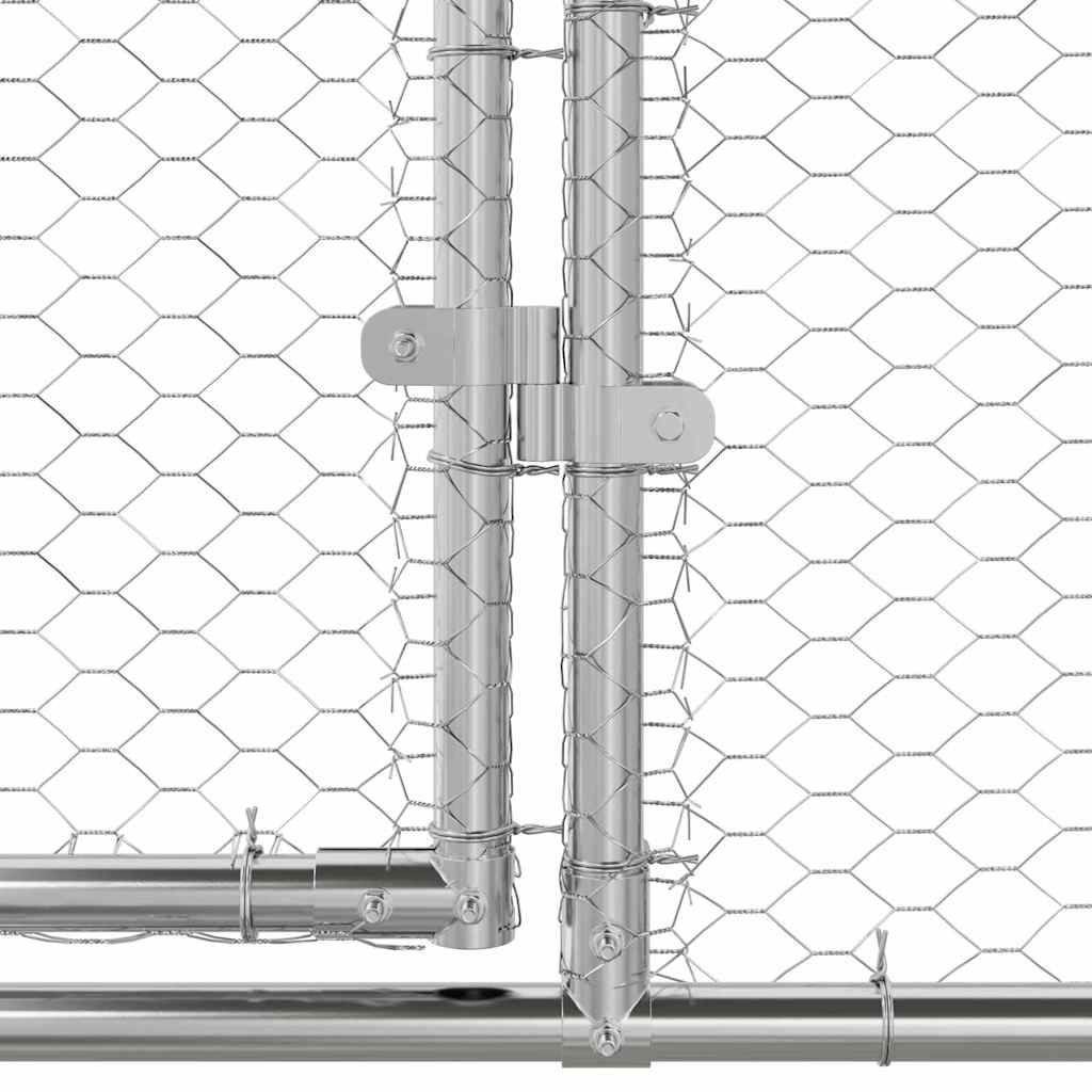 Κλουβί για κότες Ασημί 2 x 2 x 2 m Γαλβανισμένος Χάλυβας