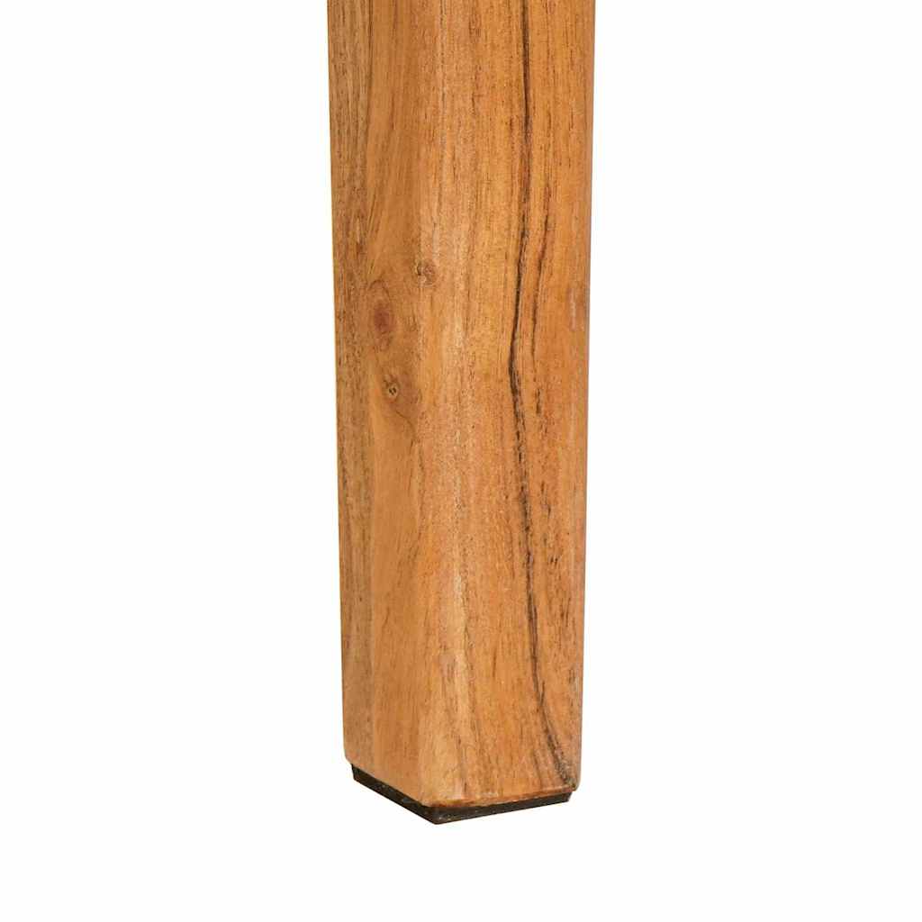 Τραπεζαρία 110 x 55 x 76 cm Στερεό Ξύλο Ακακίας Καφέ Ορθογώνιος