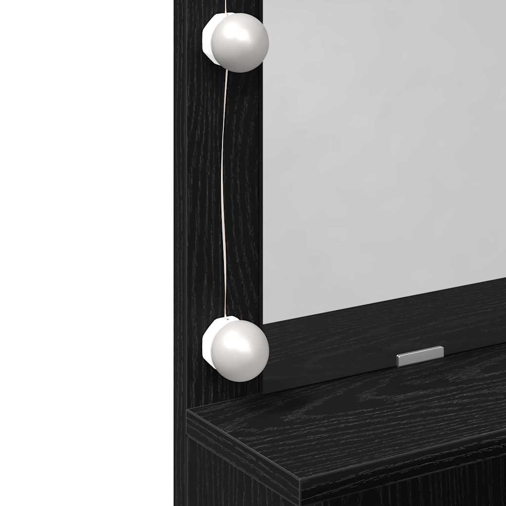 Τραπέζι περιποίησης Μαύρη Οξυά 80 x 41 x 134,5 εκ.