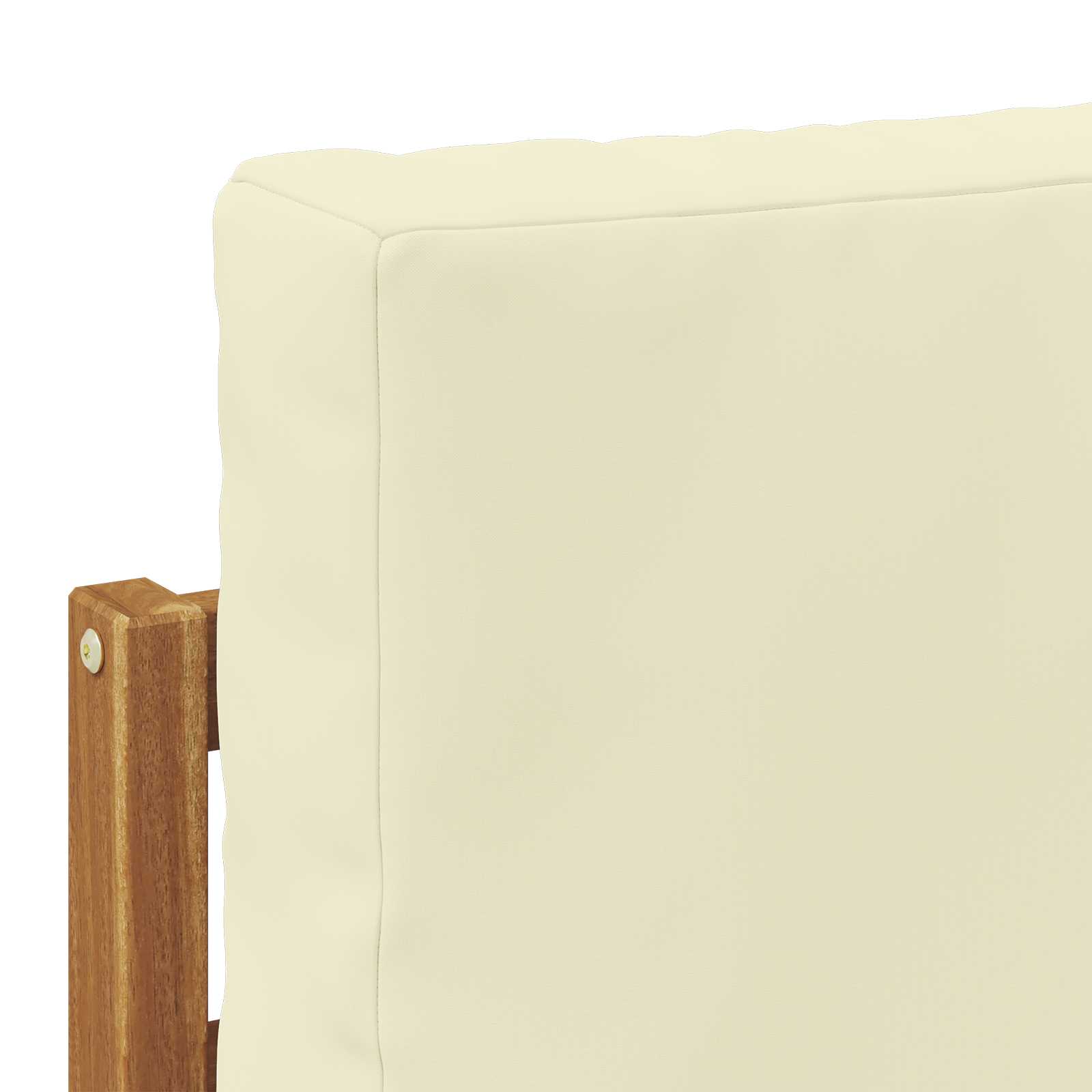7 τμχ. Σειρά Καναπέ Εξωτερικού Φυσικό και Κρέμα