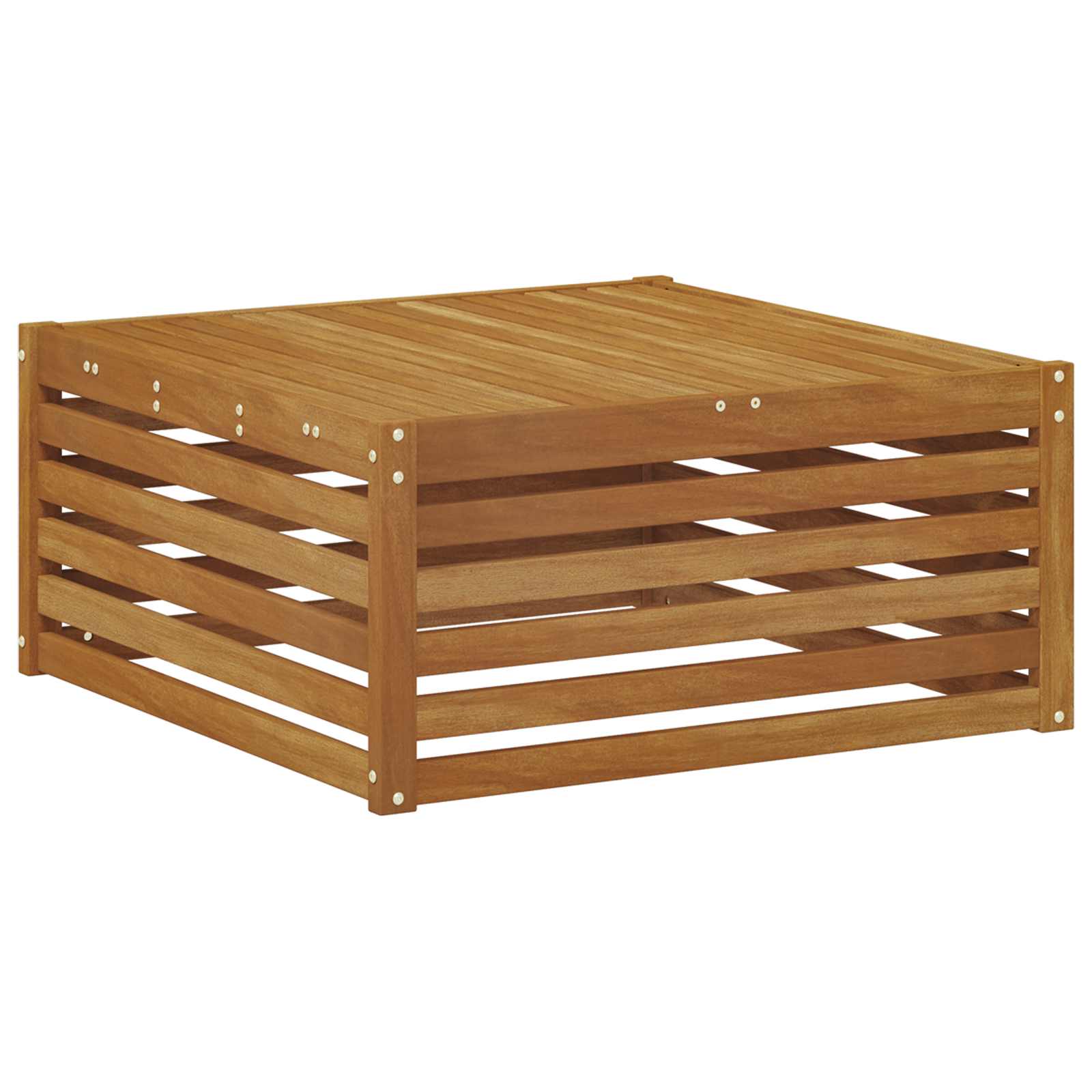 4 τμχ. Σειρά Καναπέ Εξωτερικού Φυσικό και Ανοιχτό Γκρι