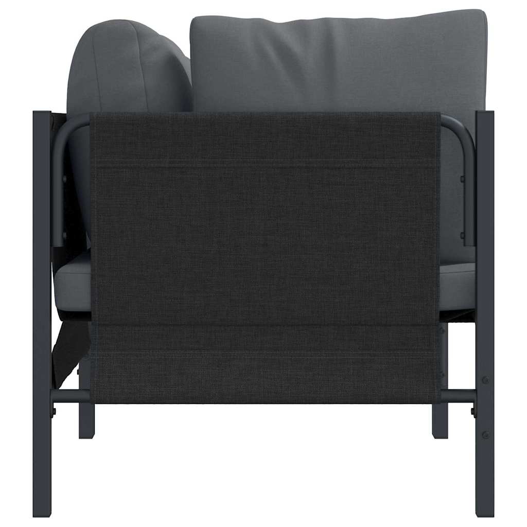 Εξωτερικά Έπιπλα 2 Τεμάχιο Ανθρακί 80 x 80 x 71 cm Ατσάλι