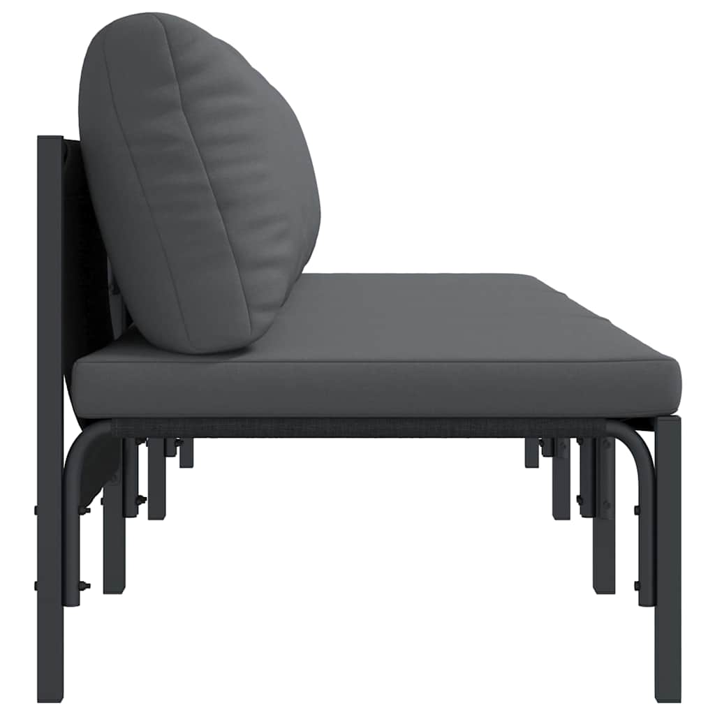 Εξωτερικά Έπιπλα 3 Τεμάχιο Ανθρακί 80 x 80 x 71 cm Ατσάλι