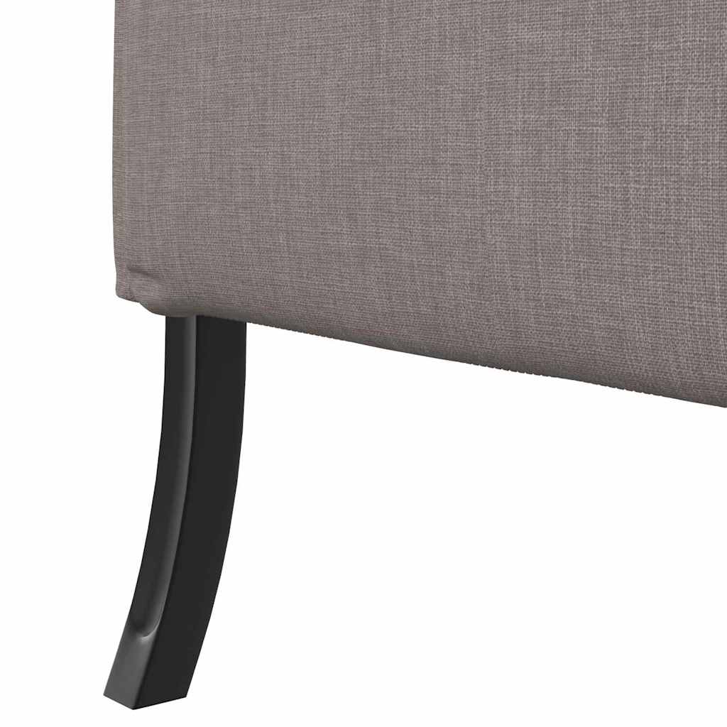 Καναπές Υψηλής Πλάτης Taupe 109 x 56 x 121 εκ. ύφασμα