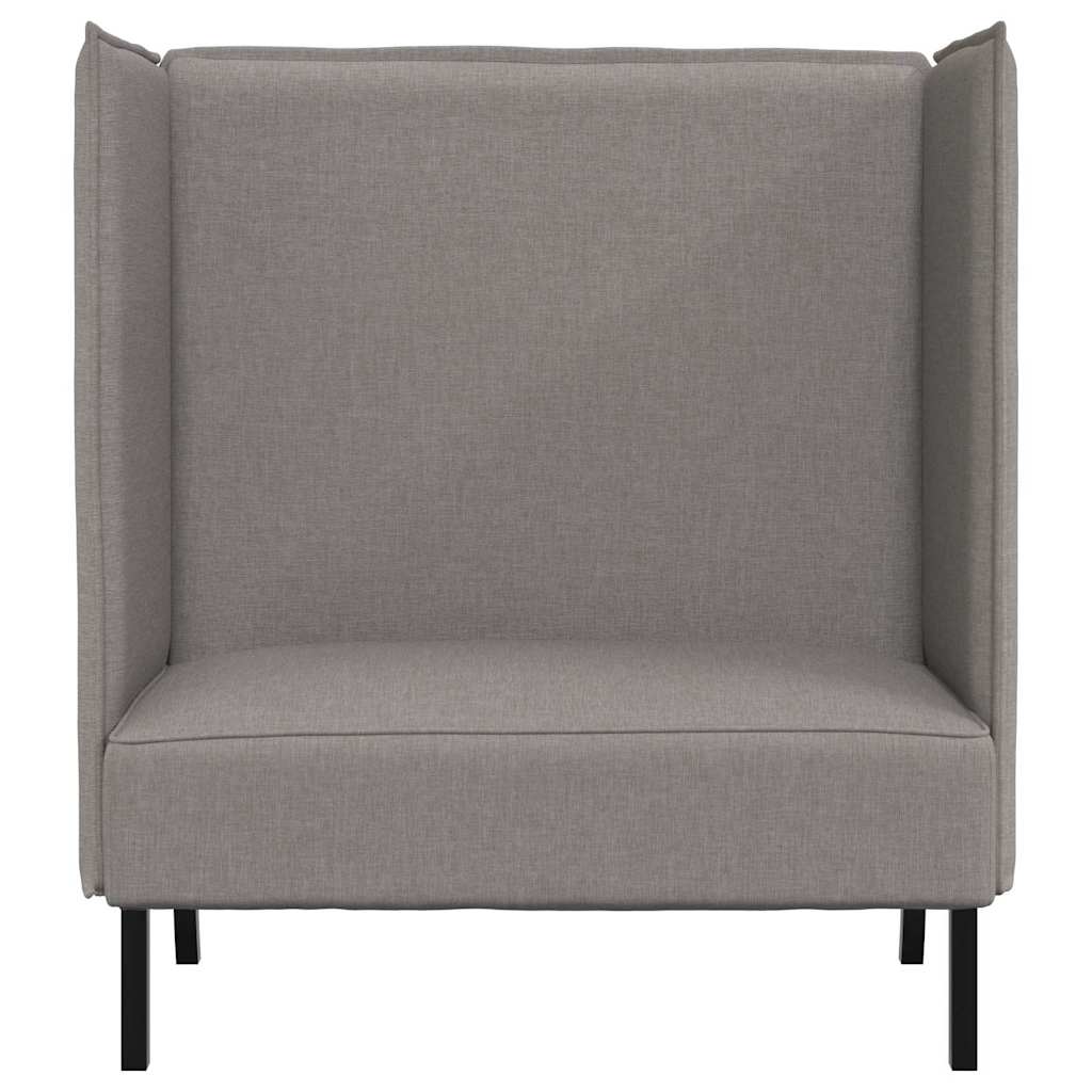 Καναπές Υψηλής Πλάτης Taupe 109 x 56 x 121 εκ. ύφασμα
