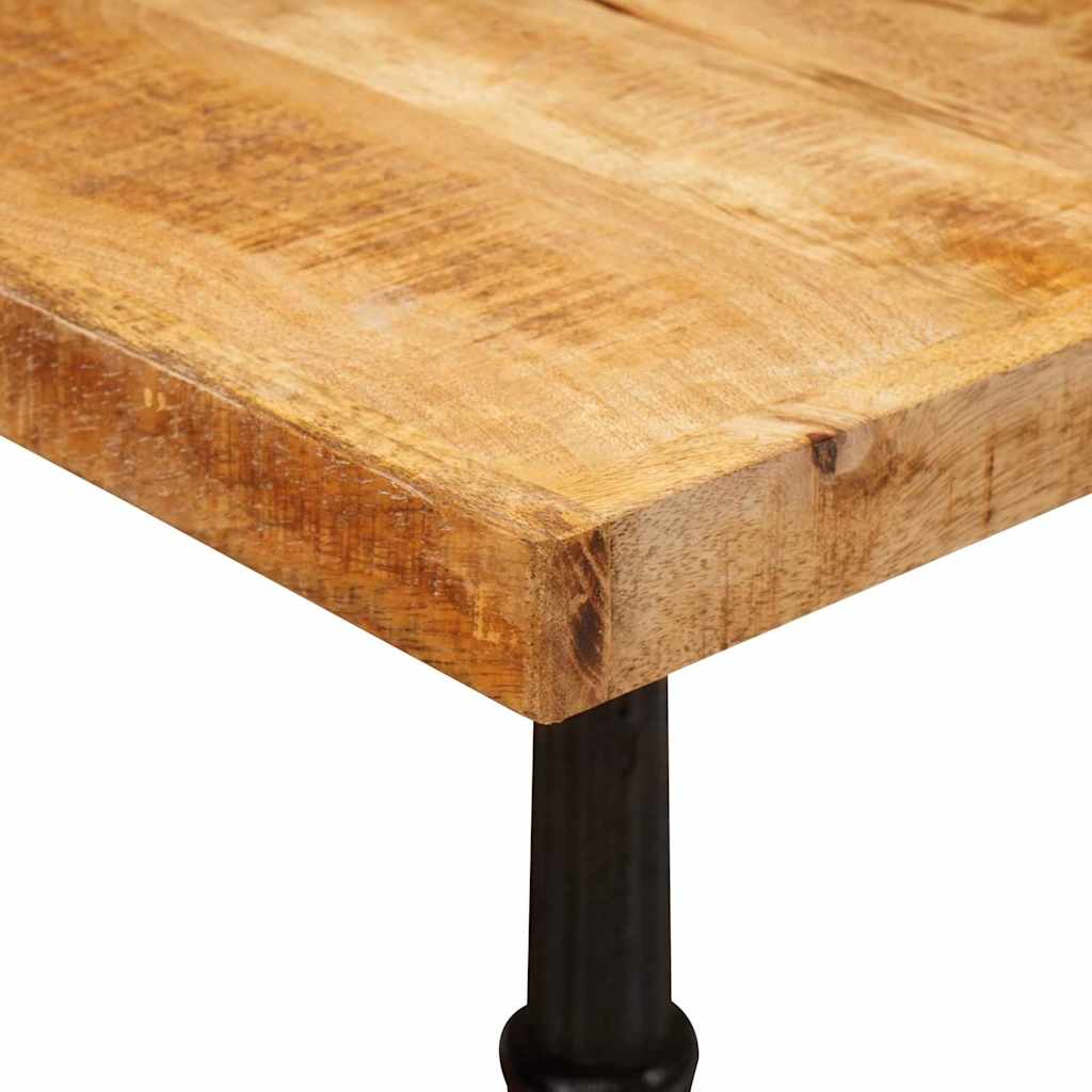 Τραπέζι Bistro 50 x 50 x 76 εκ Στερεό ξύλο μάνγκο Καφέ