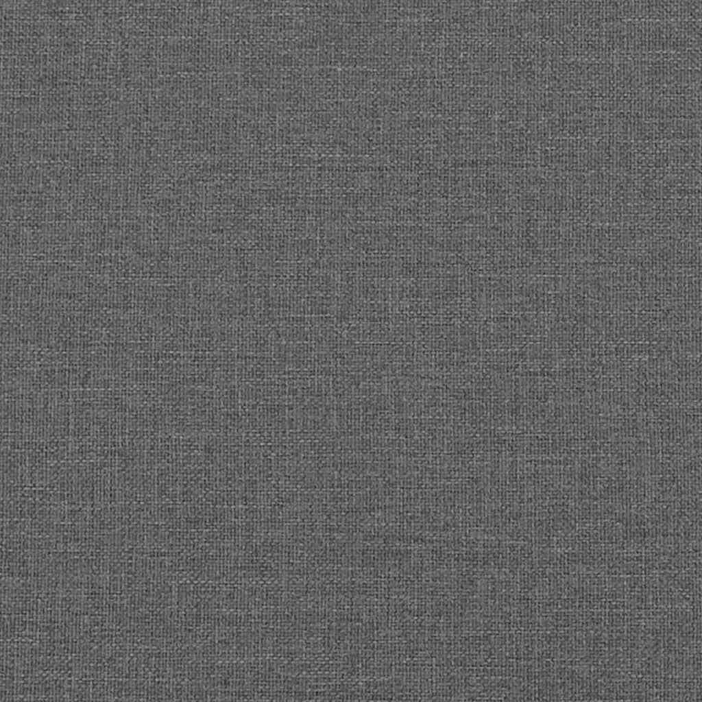 Καναπές Σκούρο Γκρι 201,5 x 74,5 x 74,5 εκατοστά Πολυεστέρας