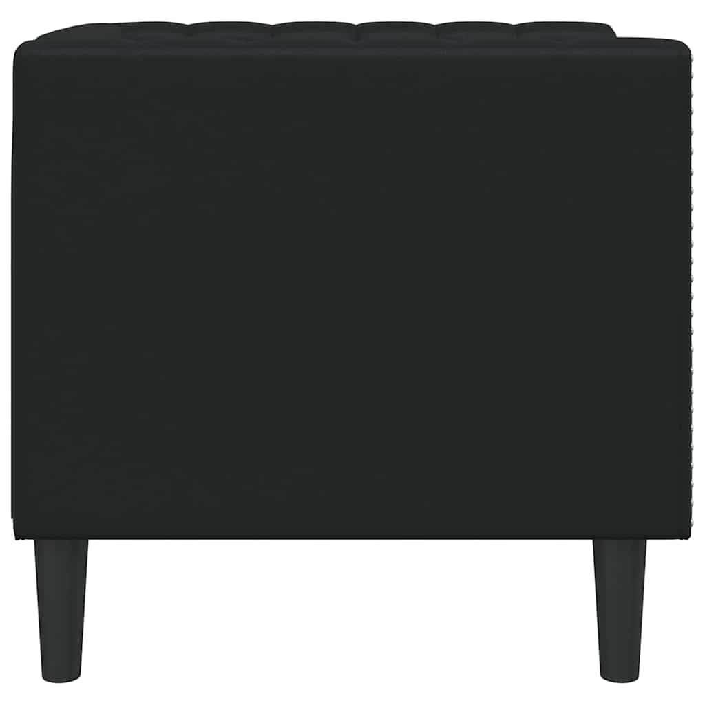 Καναπές Μαύρο 74,5 x 71 x 70,5 εκ. PVC