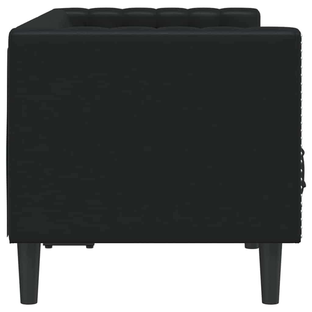 Καναπές Μαύρο 174 x 74,5 x 70,5 εκ. PVC