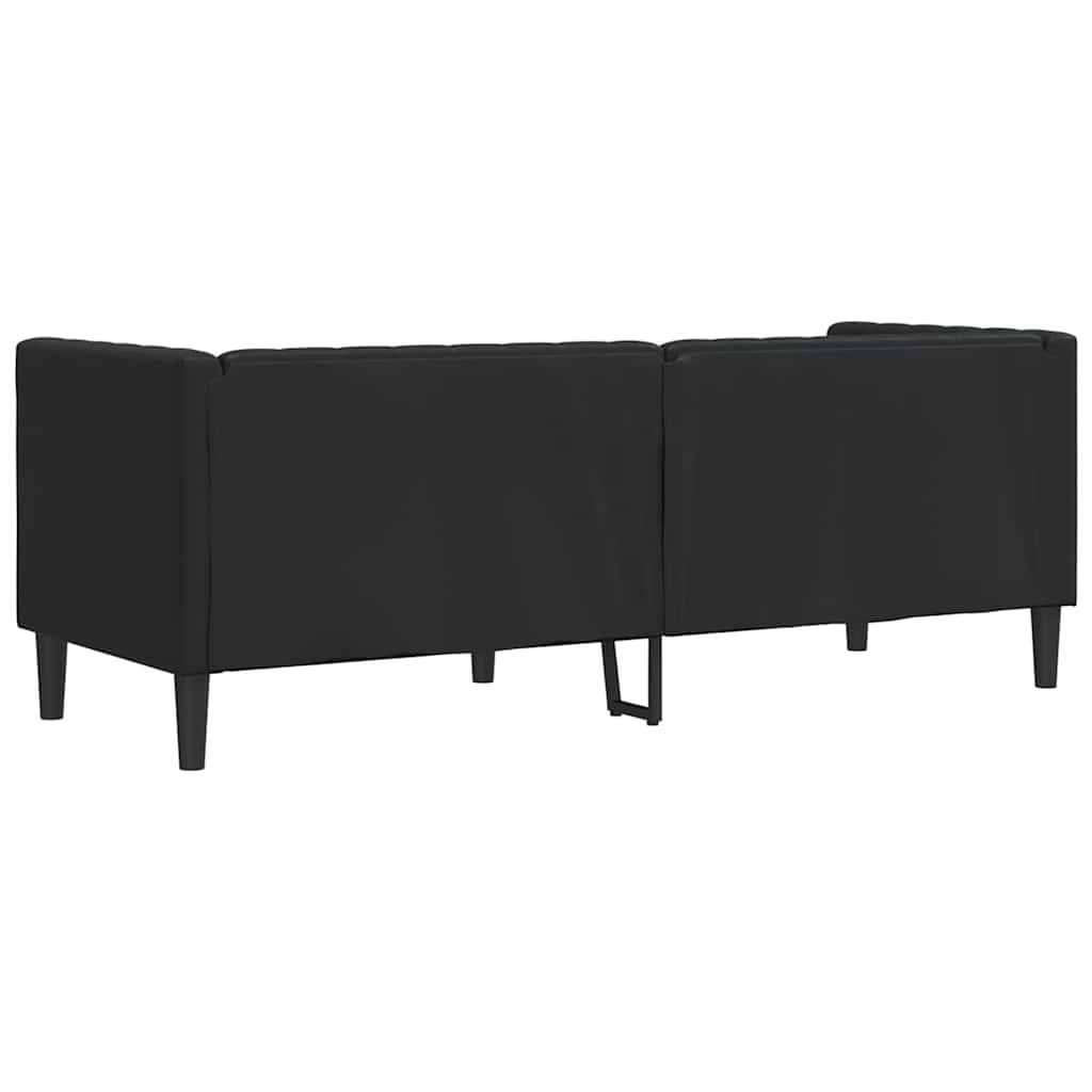Καναπές Μαύρο 194 x 74,5 x 70,5 εκ. PVC