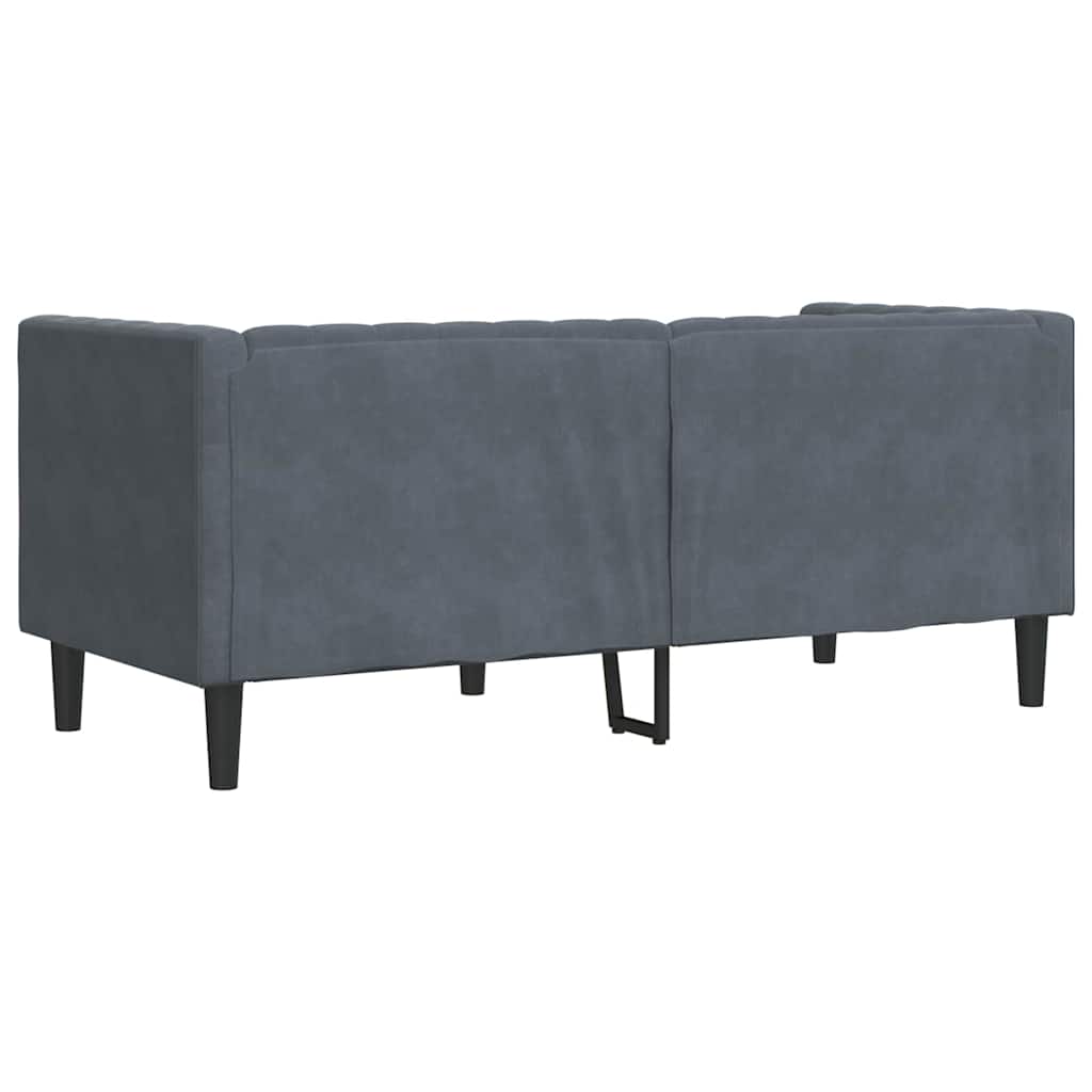 Καναπές Σκούρο Γκρι 174 x 74,5 x 70,5 εκ. Βελούδο