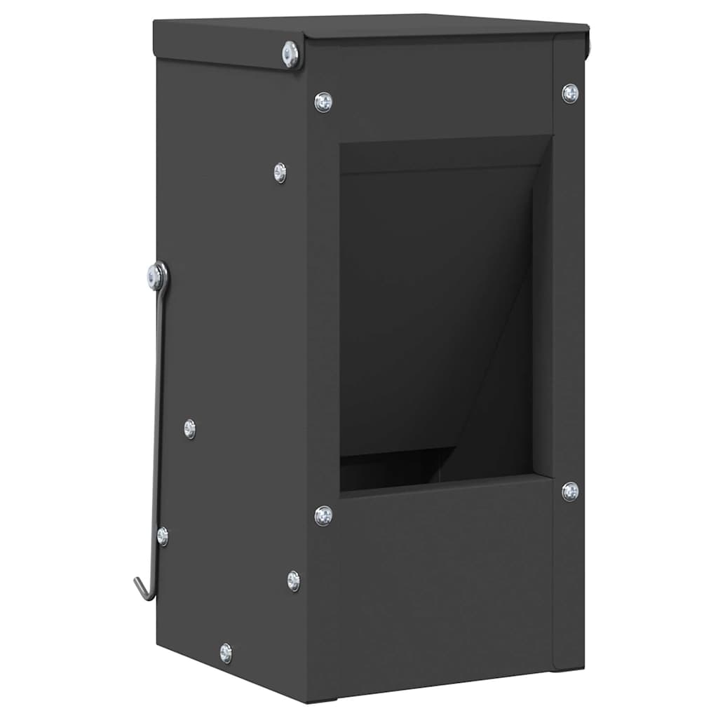 Ταΐστρα Χαμστεριών Μαύρο 12,5 x 12,5 x 25 εκ. 1,5 kg