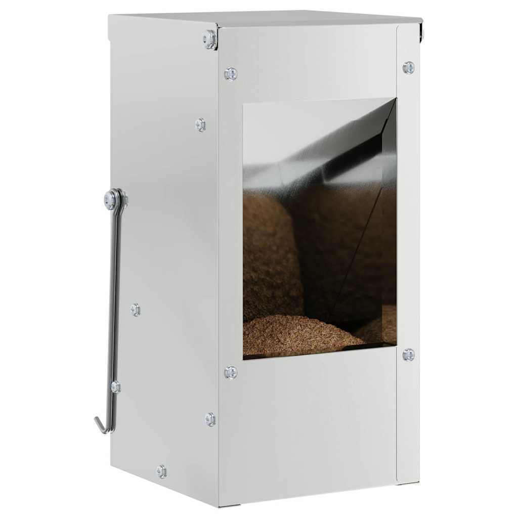 Ταΐστρα Χαμστεριών Ασημί 12,5 x 12,5 x 25 εκ. 1,5 kg