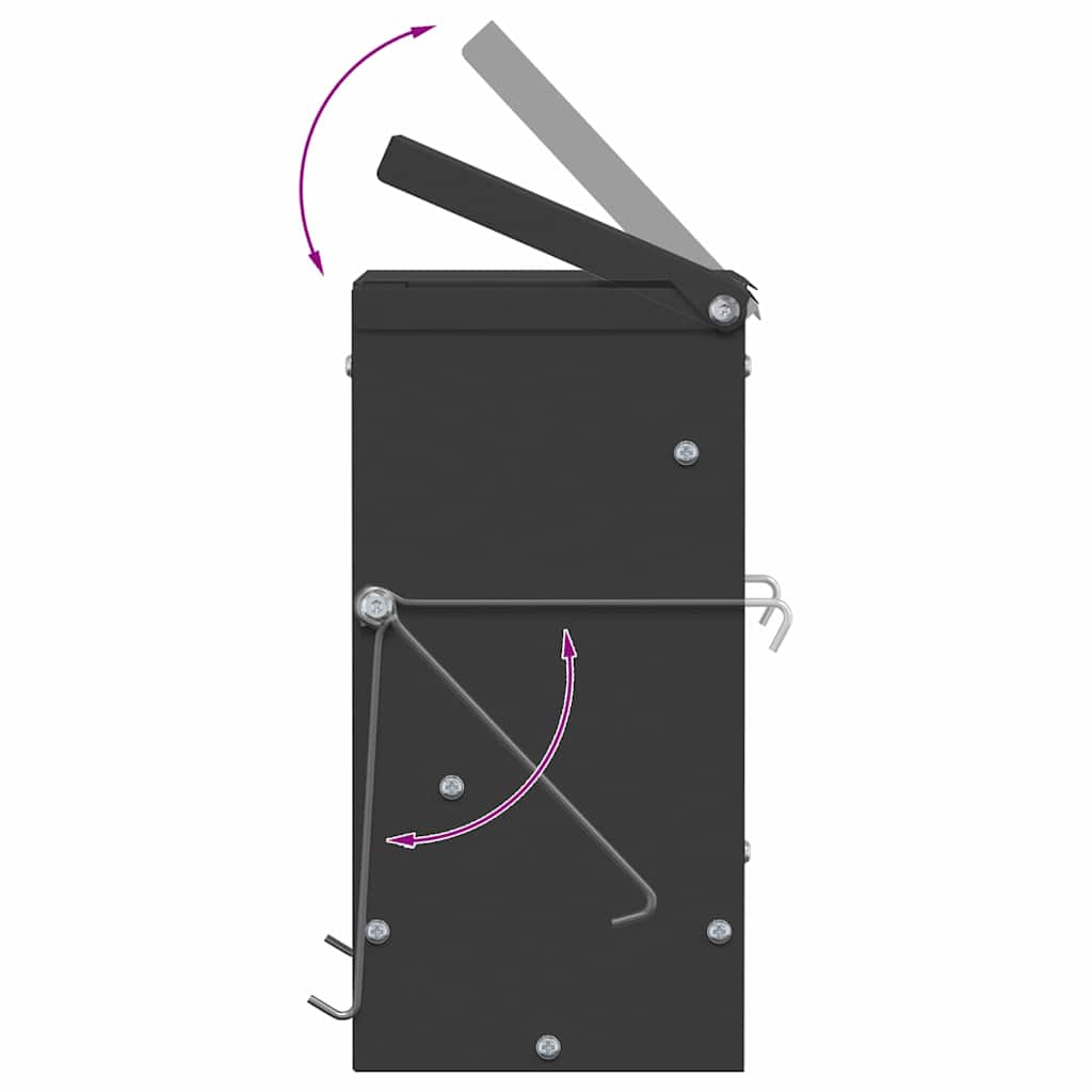 Ταΐστρα Χαμστεριών Μαύρο 20 x 12,5 x 25 εκ. 3 kg