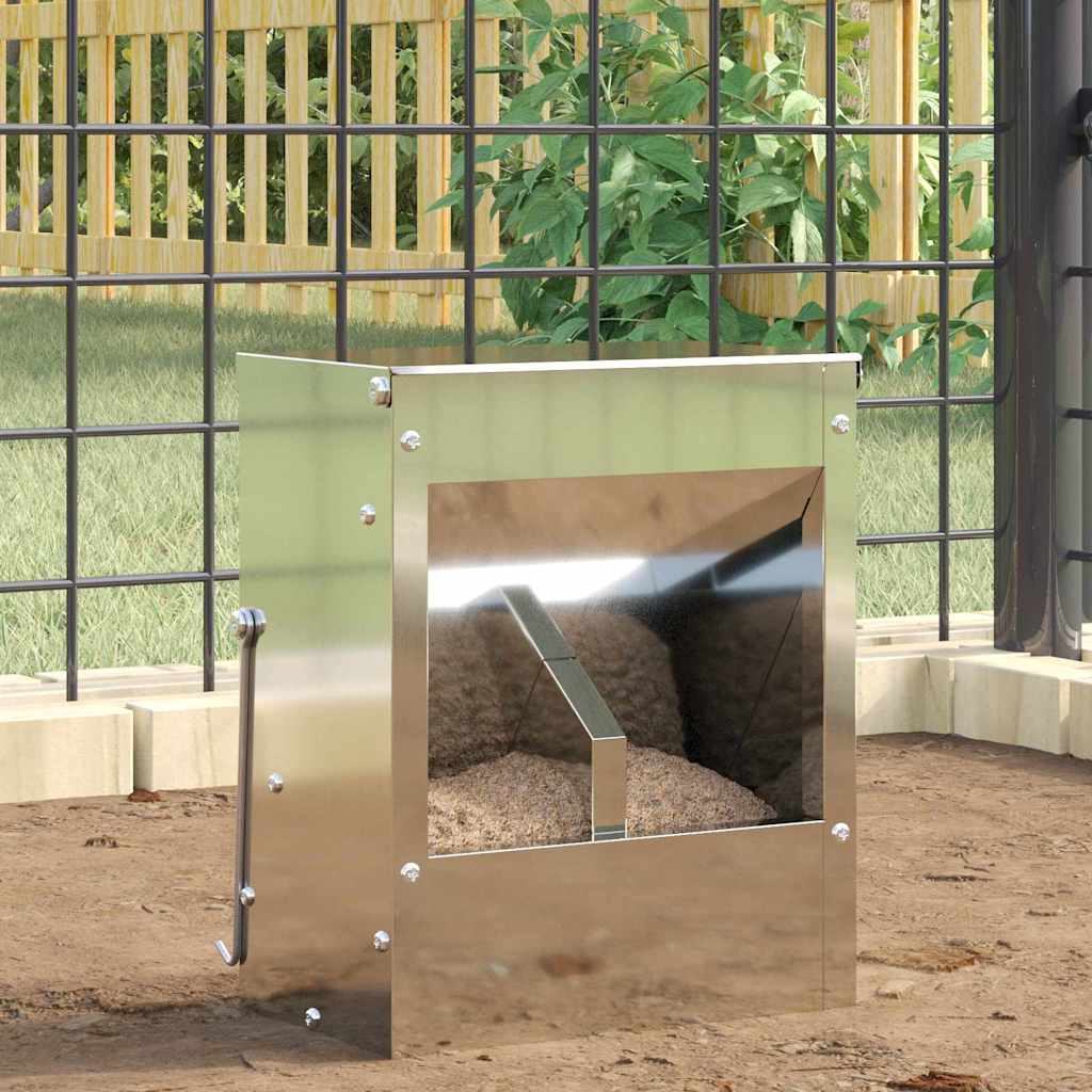 Ταΐστρα Χαμστεριών Ασημί 20 x 12,5 x 25 εκ. 3 kg
