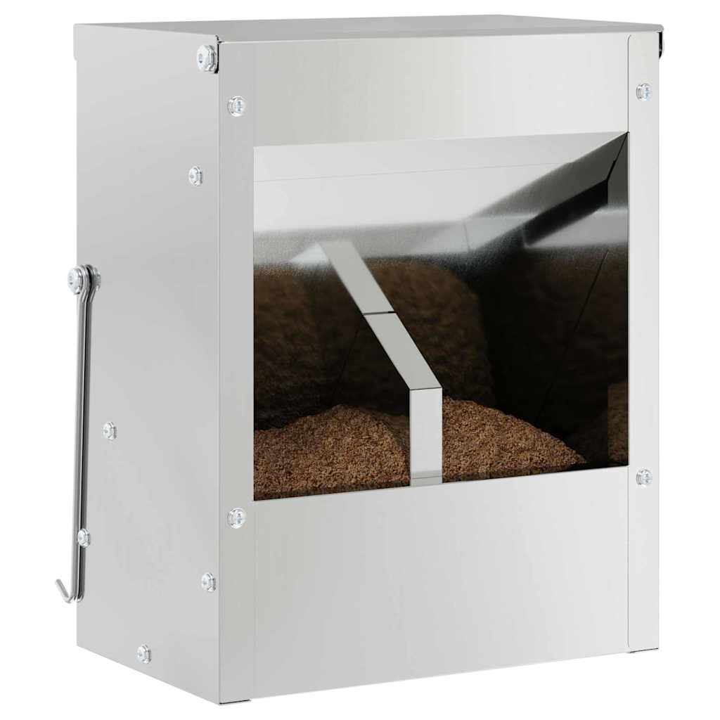 Ταΐστρα Χαμστεριών Ασημί 20 x 12,5 x 25 εκ. 3 kg