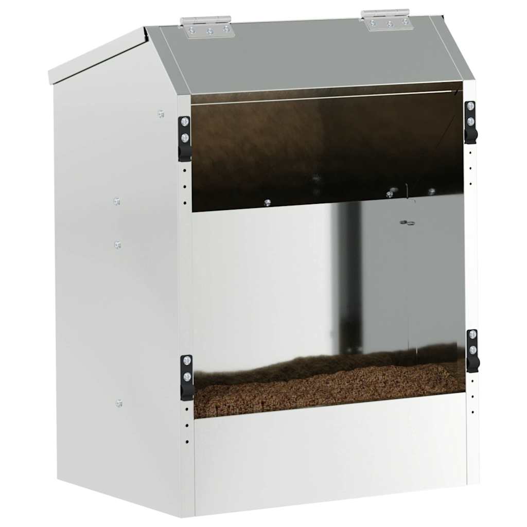 Ταΐστρα Χαμστεριών Ασημί 33,5 x 25,5 x 45,5 εκ. 3 kg