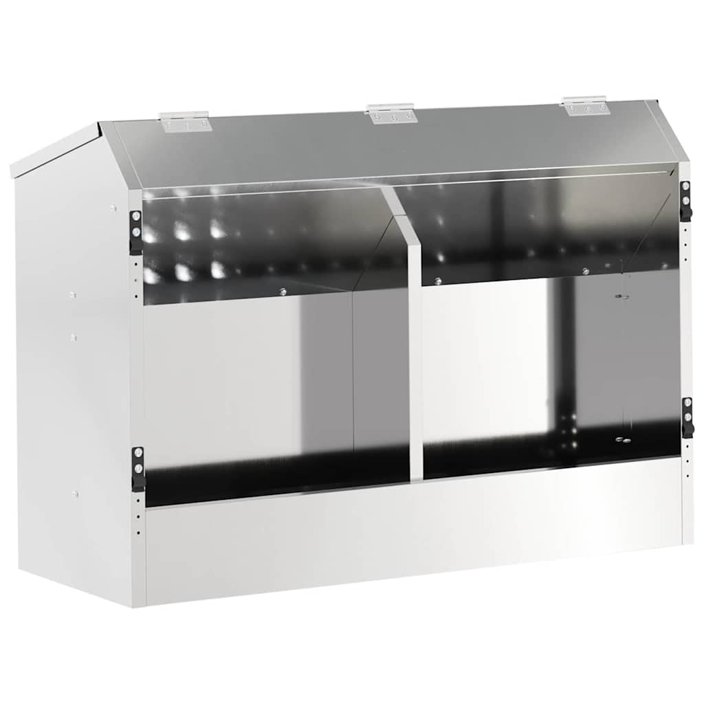 Ταΐστρα Χαμστεριών Ασημί 64,5 x 25,5 x 45,5 εκ. 6 kg