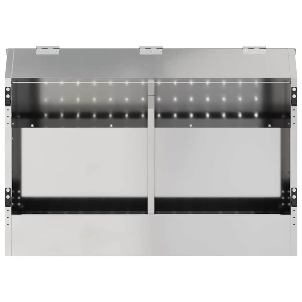 Ταΐστρα Χαμστεριών Ασημί 64,5 x 25,5 x 45,5 εκ. 6 kg