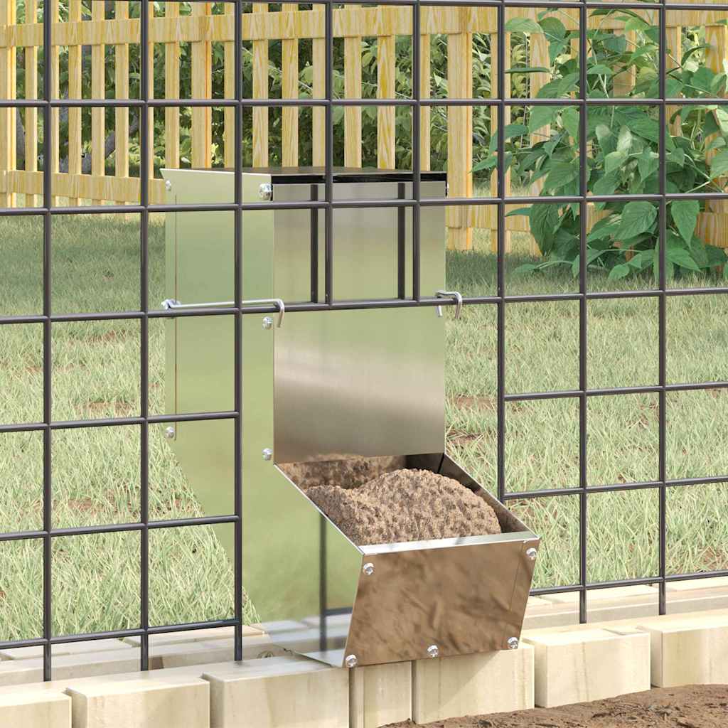 Ταΐστρα Χαμστεριών Ασημί 12,5 x 26 x 28,5 εκ 1 κιλό