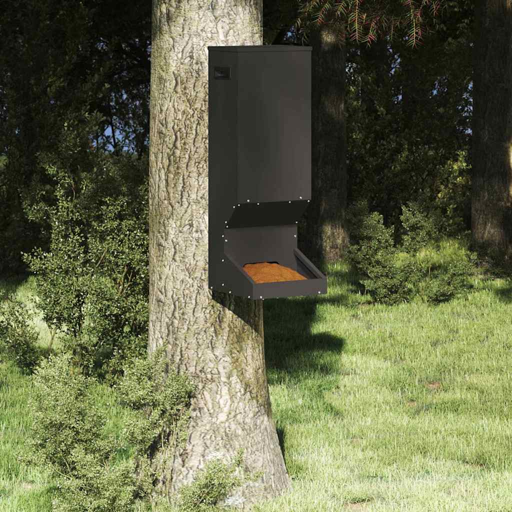 Ταΐστρα ελαφιών Μαύρο 28 x 30 x 80 εκ. 3 kg