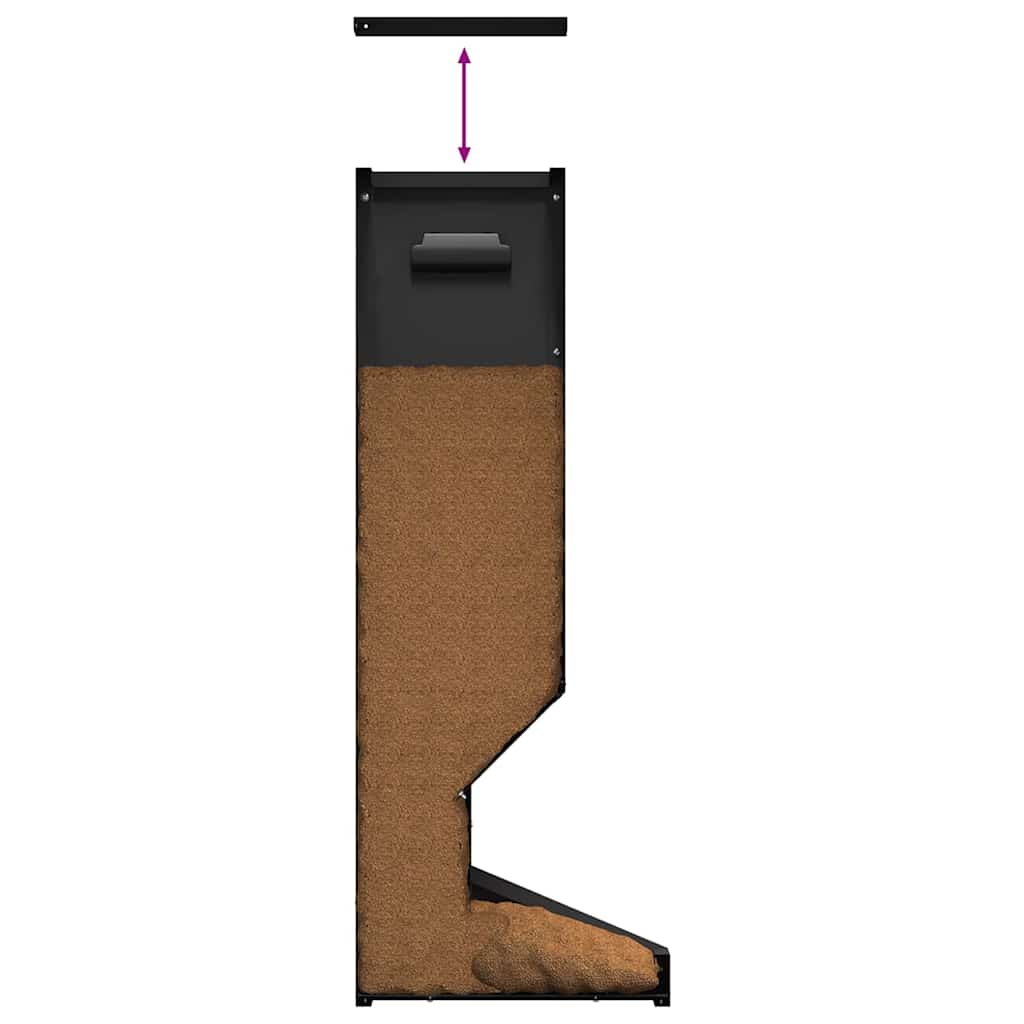 Ταΐστρα ελαφιών Μαύρο 28 x 30 x 80 εκ. 3 kg