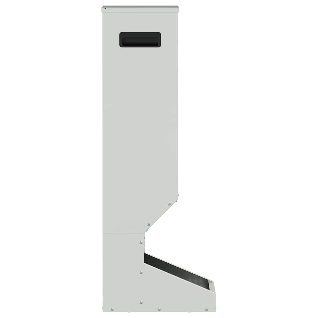 Ταΐστρα ελαφιών Ασημί 28 x 30 x 80 εκ. 3 kg