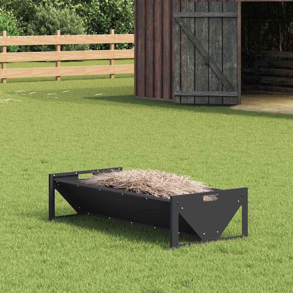 Ταΐστρα για ζώα Μαύρο 108 x 50 x 28 εκ 10 kg
