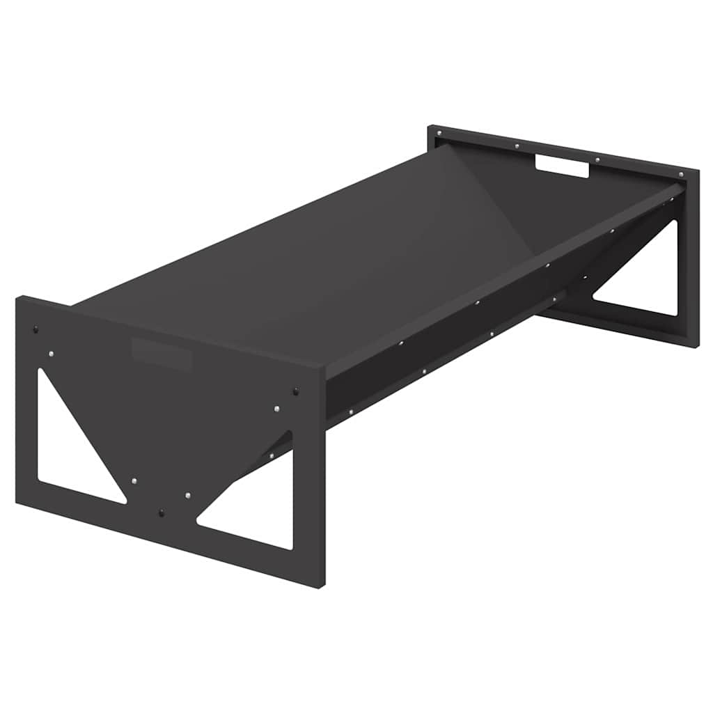Ταΐστρα για ζώα Μαύρο 108 x 50 x 28 εκ 10 kg