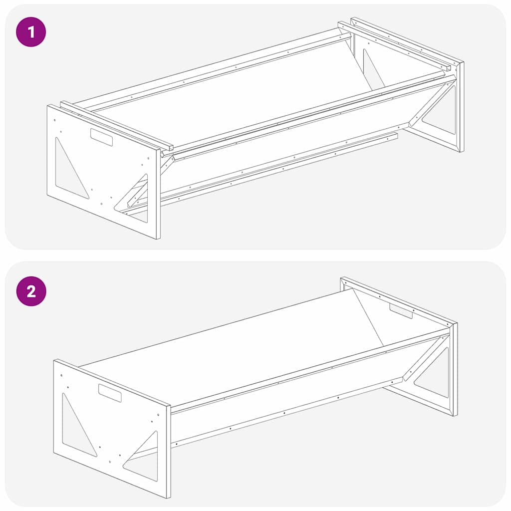 Ταΐστρα για ζώα Λαδί 108 x 50 x 28 εκ 10 kg